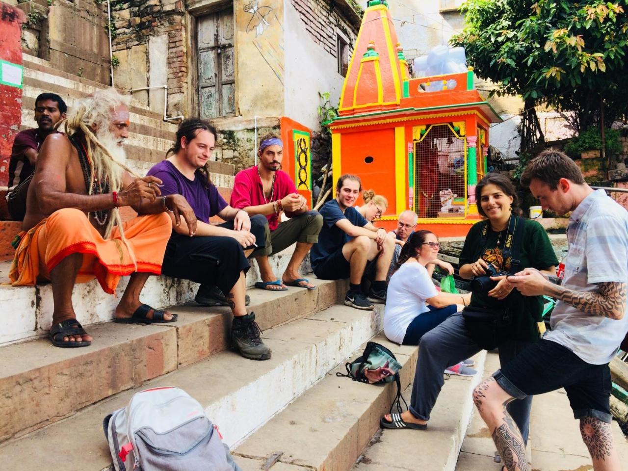 Good Vibes Hostel Benares Buitenkant foto
